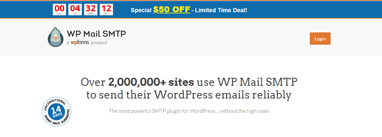 WP Mail SMTP 黑色星期五優惠 2021