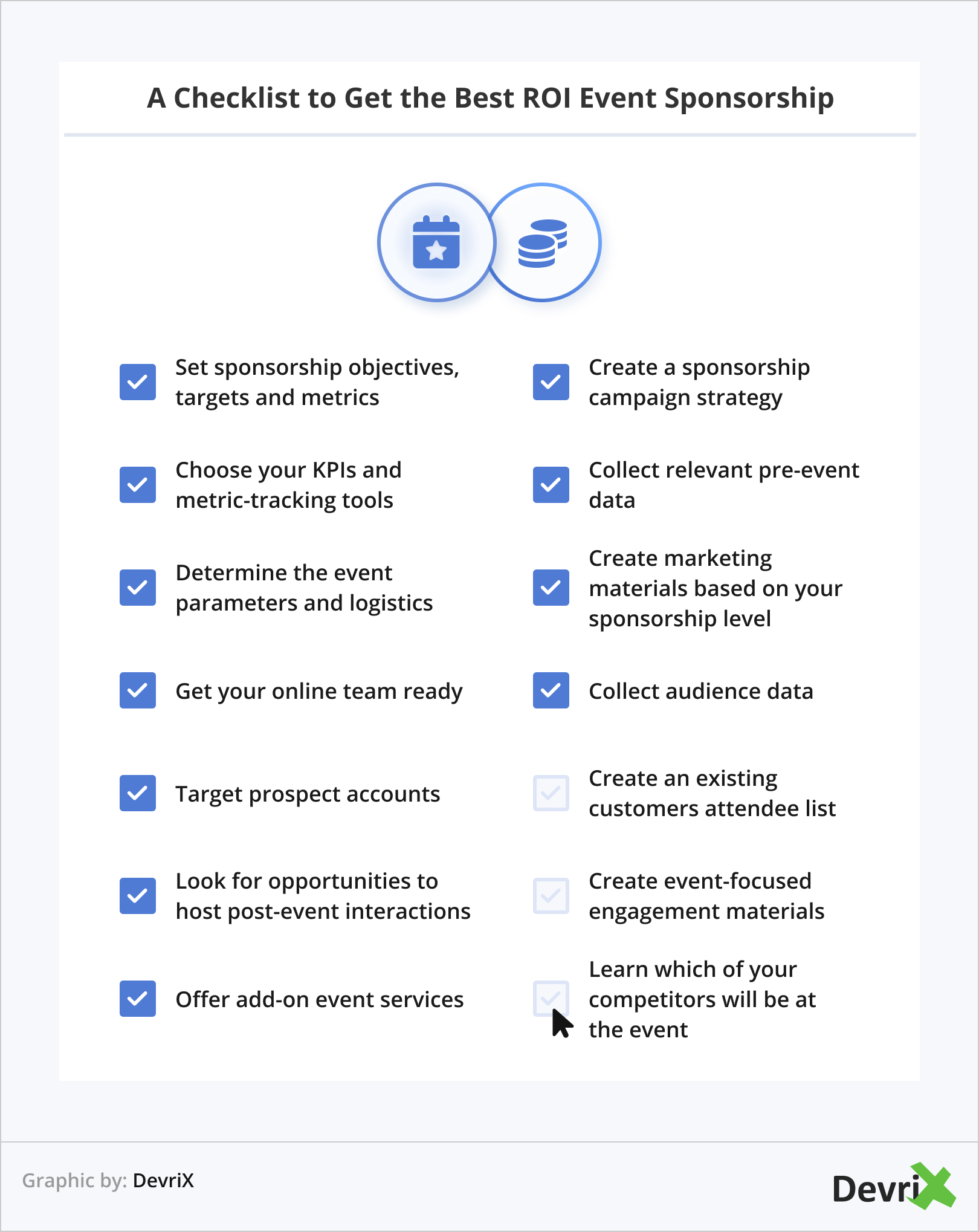 Uma lista de verificação para obter o melhor patrocínio de evento ROI