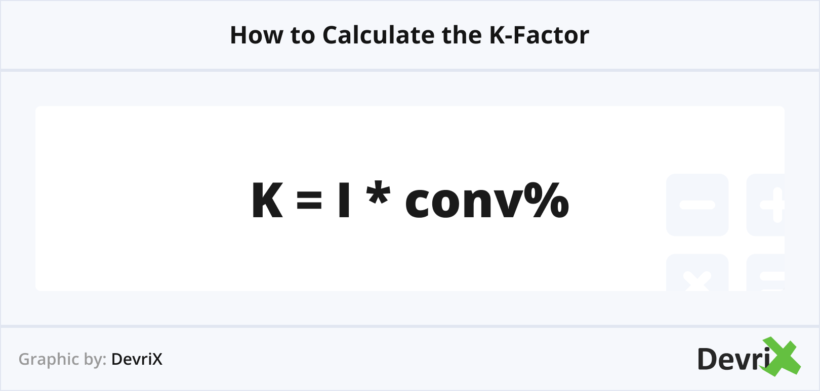 كيفية حساب عامل K.