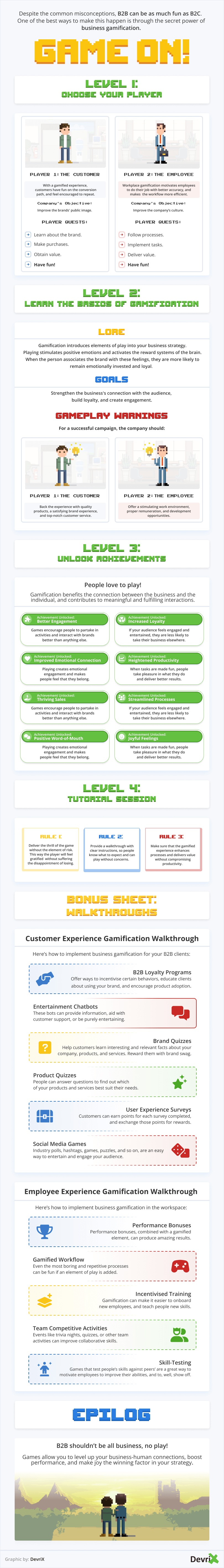 [Infográfico] O Poder Secreto da Gamificação nos Negócios - Um Guia B2B