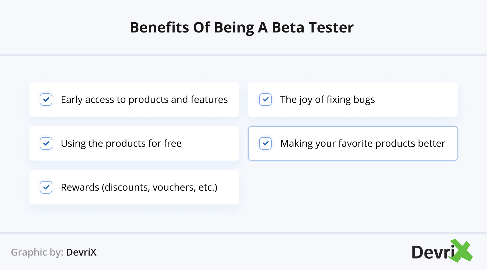 Benefícios de ser um testador beta