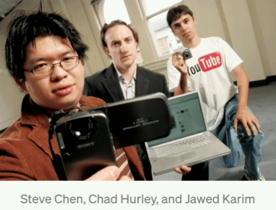 fundadores do youtube