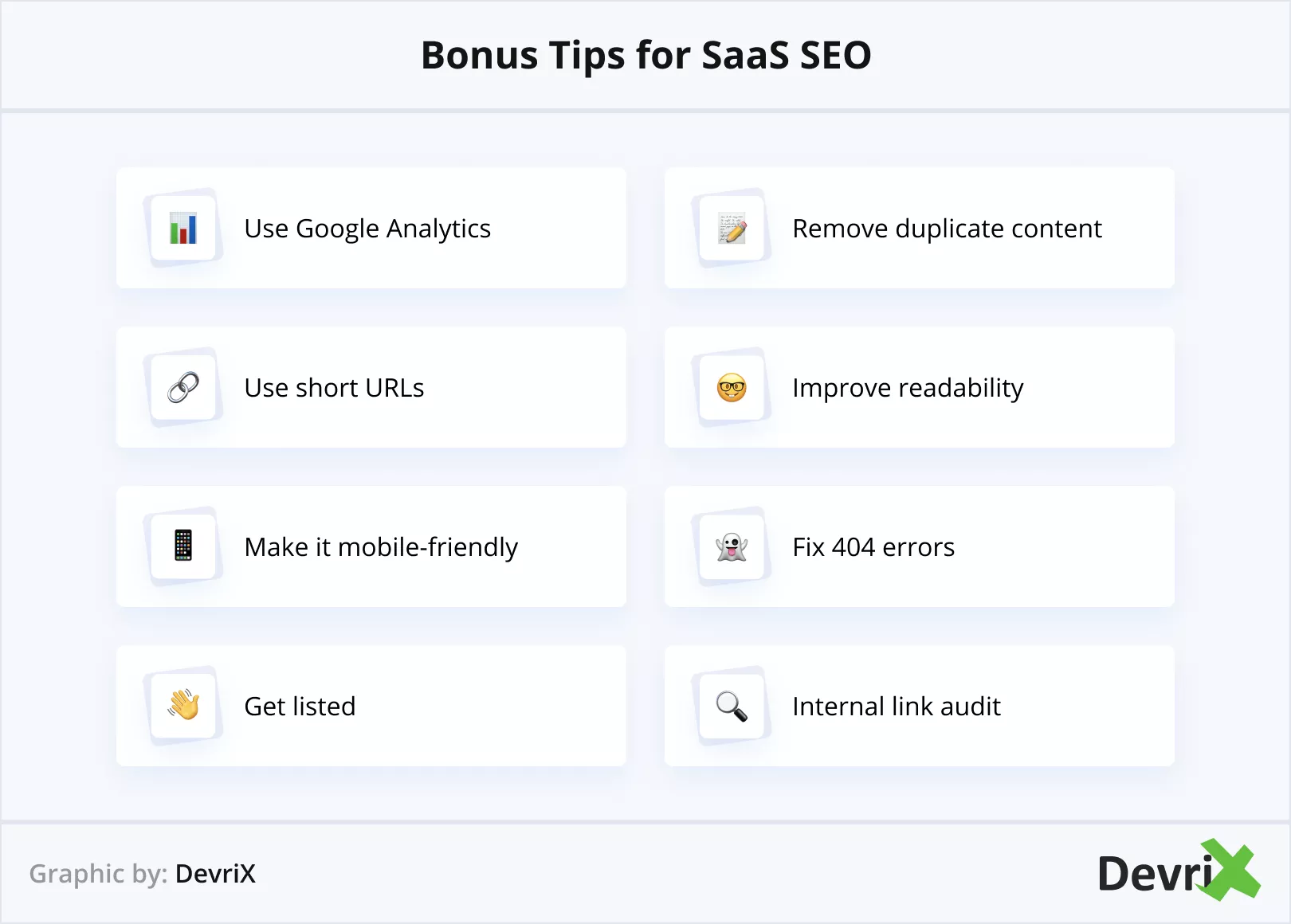 Suggerimenti bonus per SEO SaaS