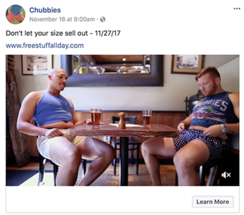 Przykład Chubbies