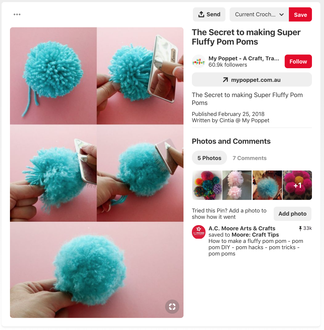 cara memasang pin di pinterest