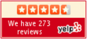 exemple de badge Yelp