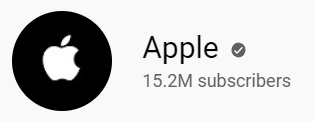 Apple의 YouTube 채널에서 YouTube 인증