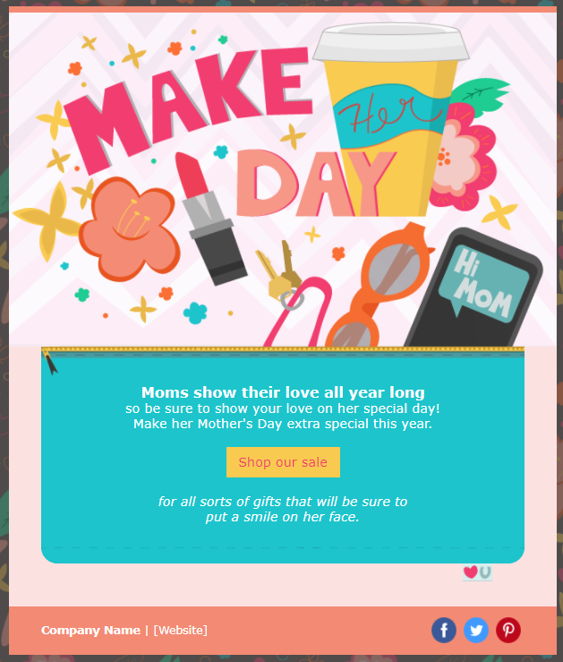 母の日マーケティング-特別なものを実行するためのメールテンプレート