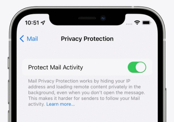 Protecție a confidențialității Apple Mail pentru iOS 15