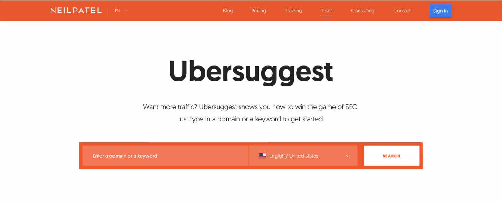 Ubersuggest