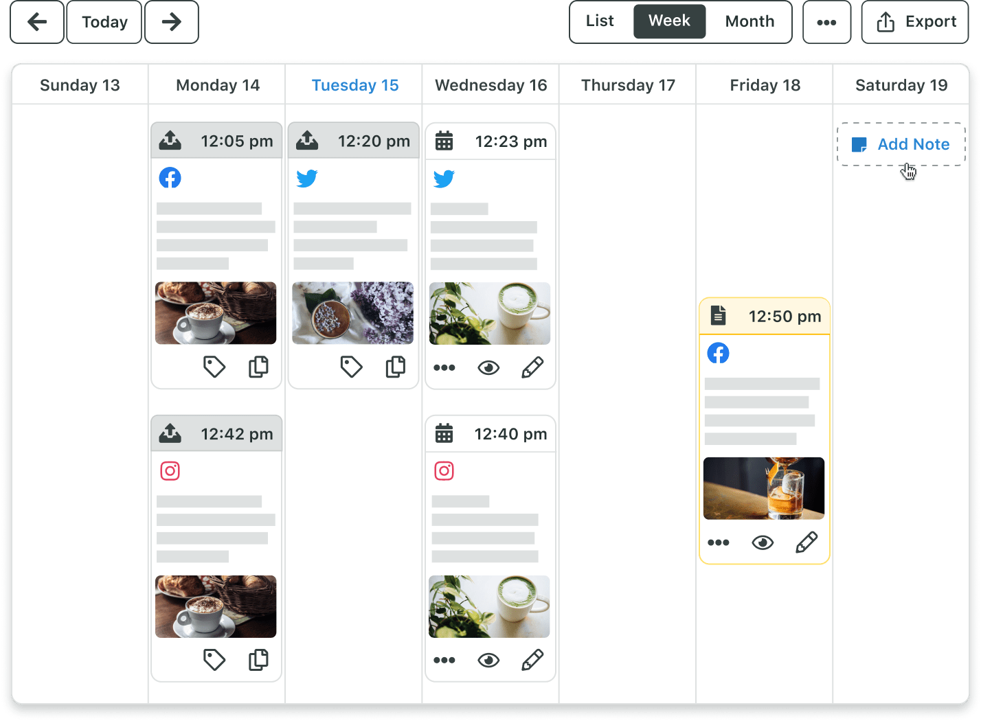 programmare i post di Instagram, Facebook e Twitter in Sprout