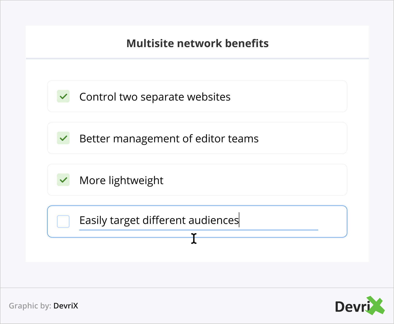 Beneficiile rețelei multisite