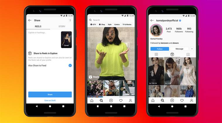 Instagram Reels กับ TikTok: แพลตฟอร์มสร้างวิดีโอใดดีกว่ากัน? | ข่าวเทคโนโลยี The Indian Express