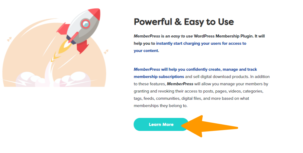 MemberPress - Ease To Use