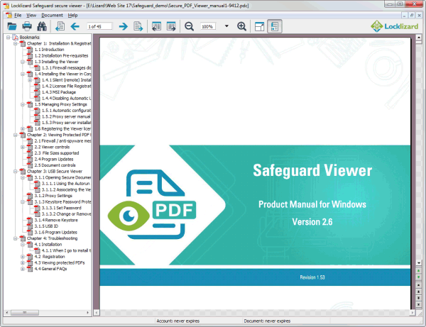 LockLizard Review - Secure PDF Viewer