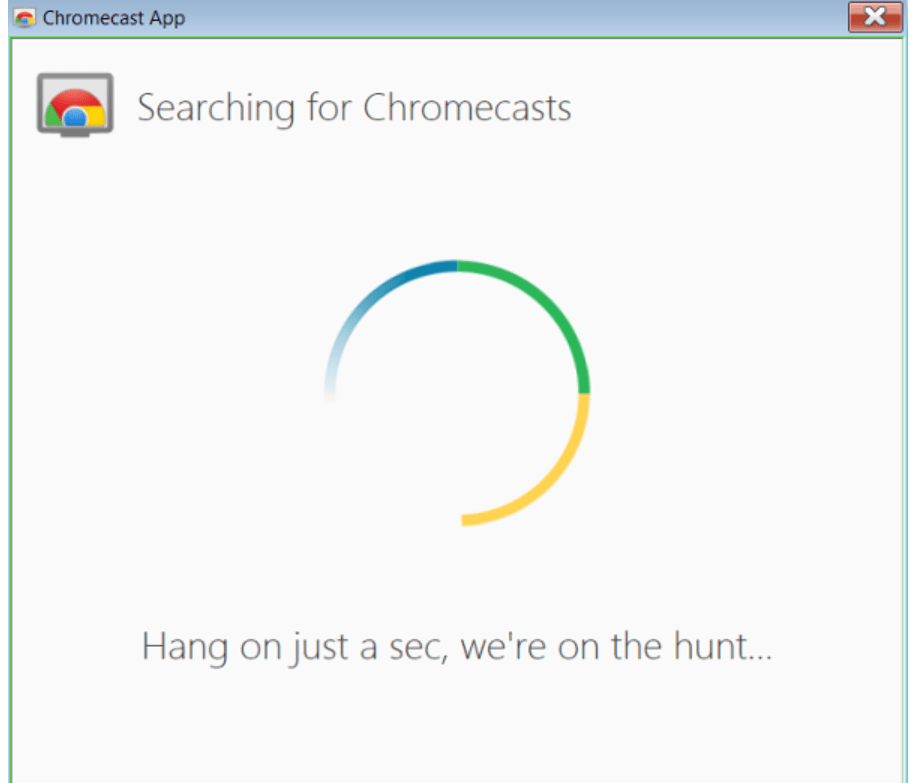 Searching for Chromecasts