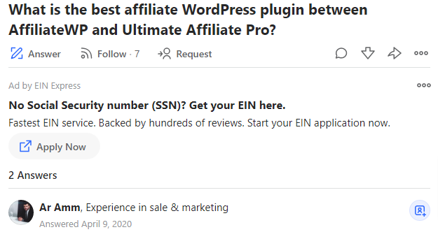 afiliatewp review - quora
