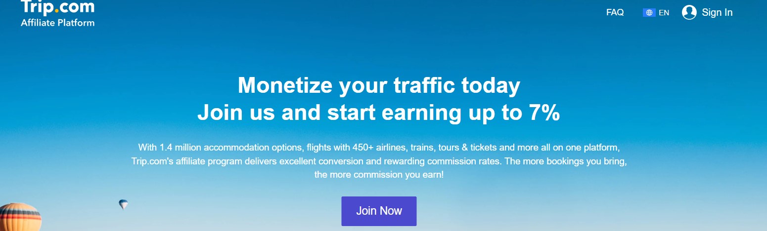 Trip.com Affiliate Program