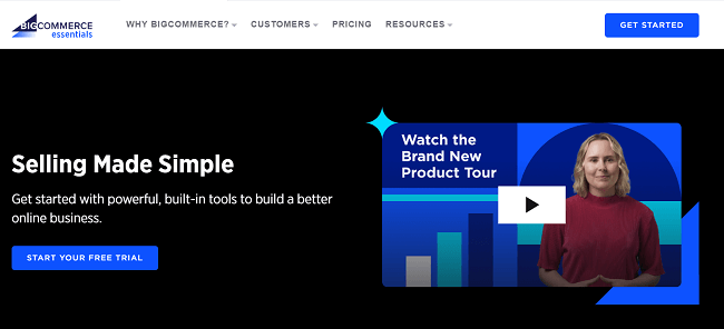 BigCommerce ホームページ