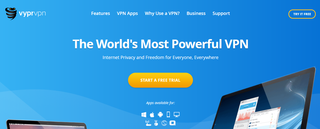 VyprVPN - Top vpn service for Windows