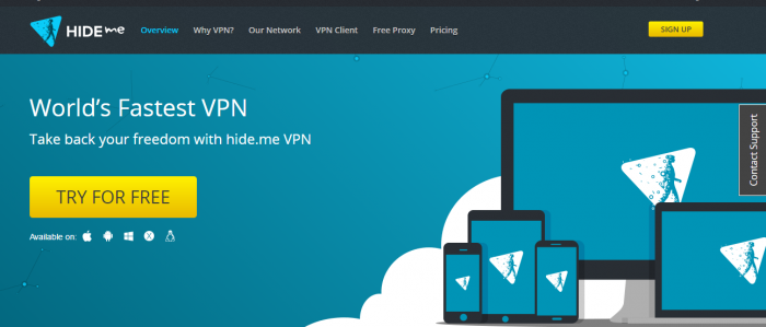 hide-me - Top windows VPN provider