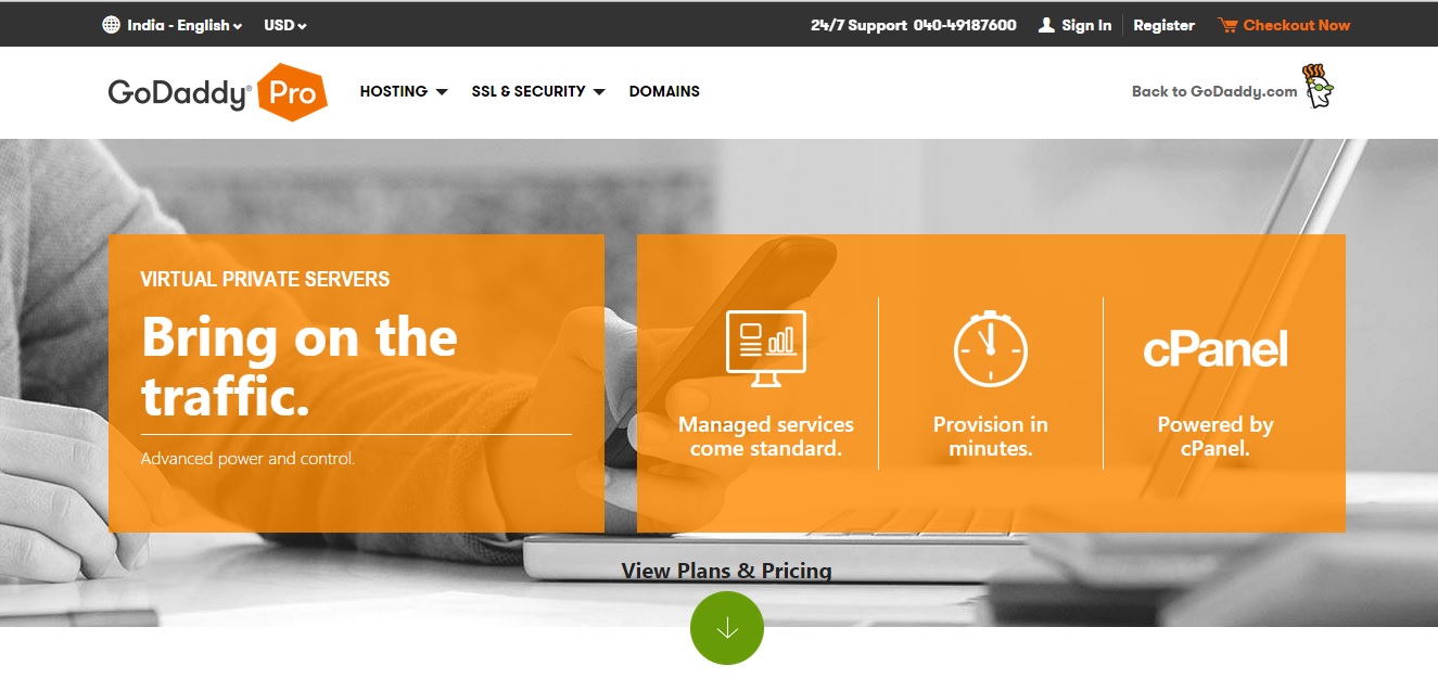 GoDaddy VPS Hosting