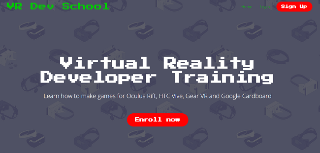 06 Çevrimiçi kurs web sitesi - VR Geliştirme Okulu