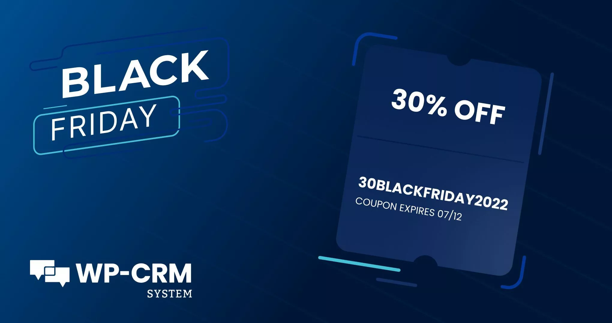 WP CRM Black Friday