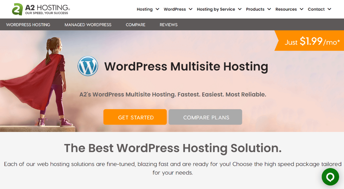 Мультисайтовый хостинг A2 WordPress