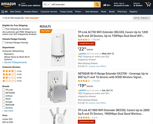 extender wifi amazon