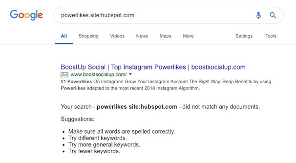 ค้นหา Powerlikes Hubspot