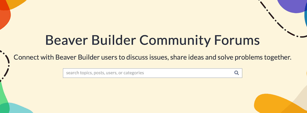 ฟอรัมชุมชน Beaver Builder