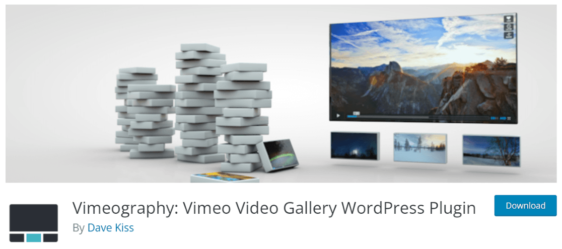 Vimeography - Vimeo WordPress 插件