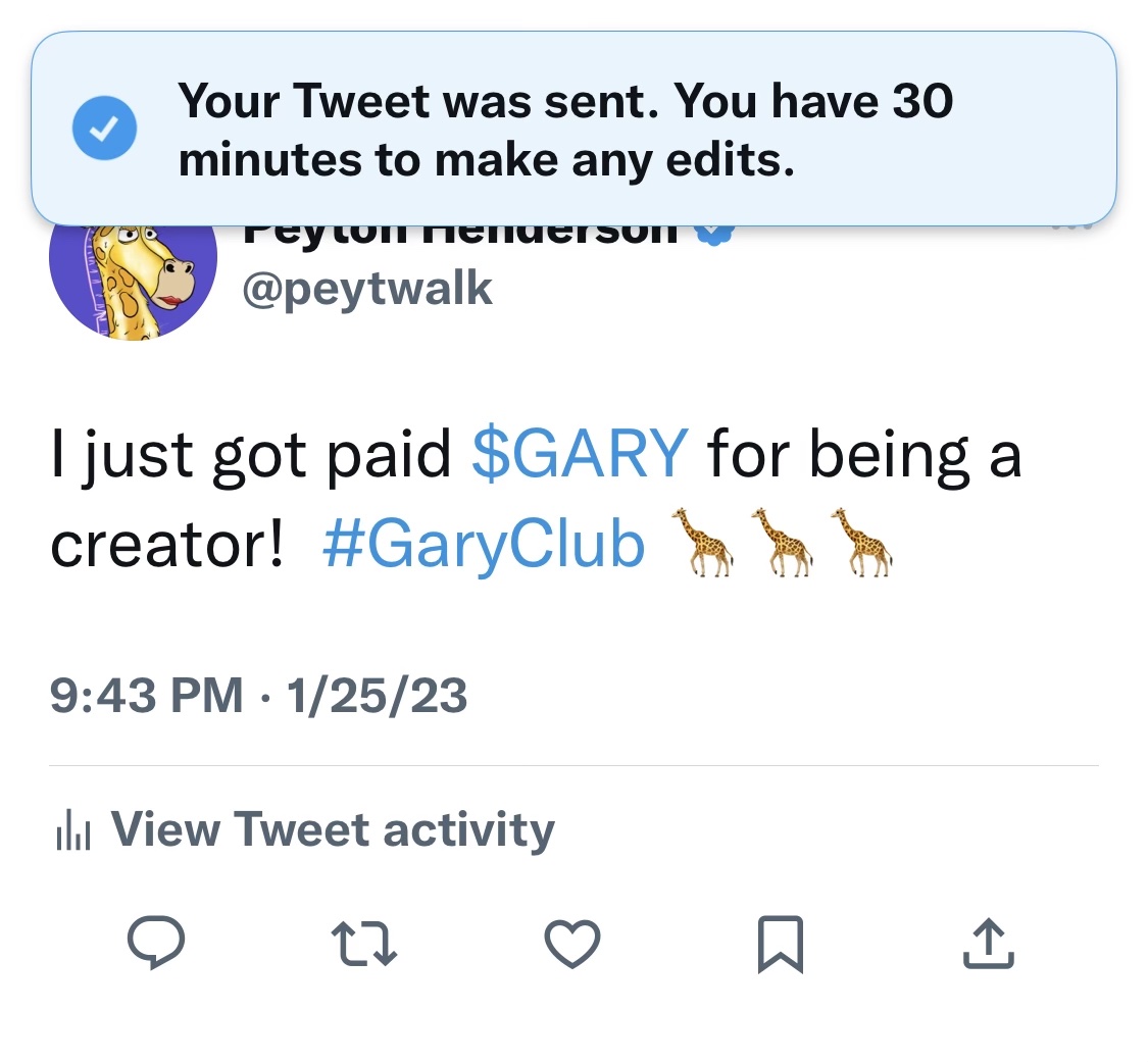 Fitur baru Twitter Blue edit tweet garyclub