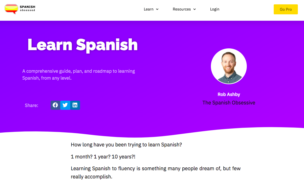 Spanish Obsessed - Belajar bahasa Spanyol