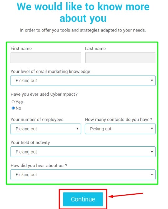 Panduan Harga CyberImpact & Cara Membeli step5