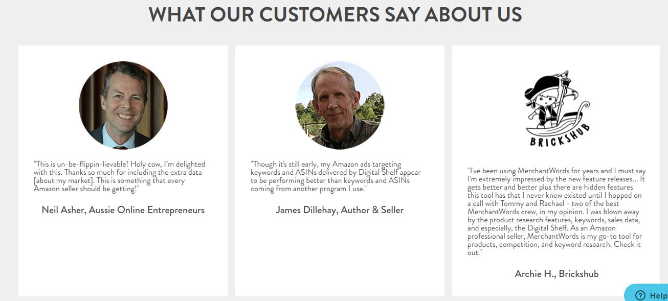 MerchantWords-Customer Reviews