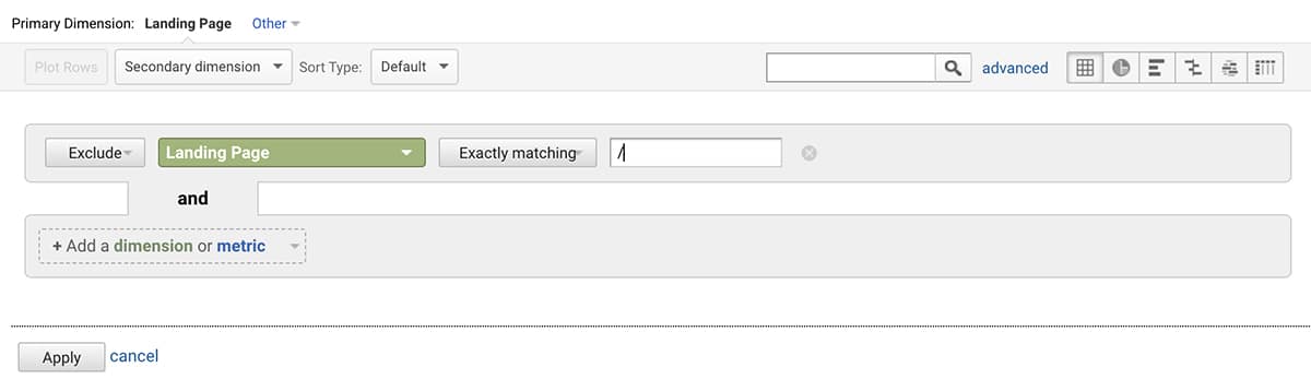 Google Analytics - filter sosial gelap