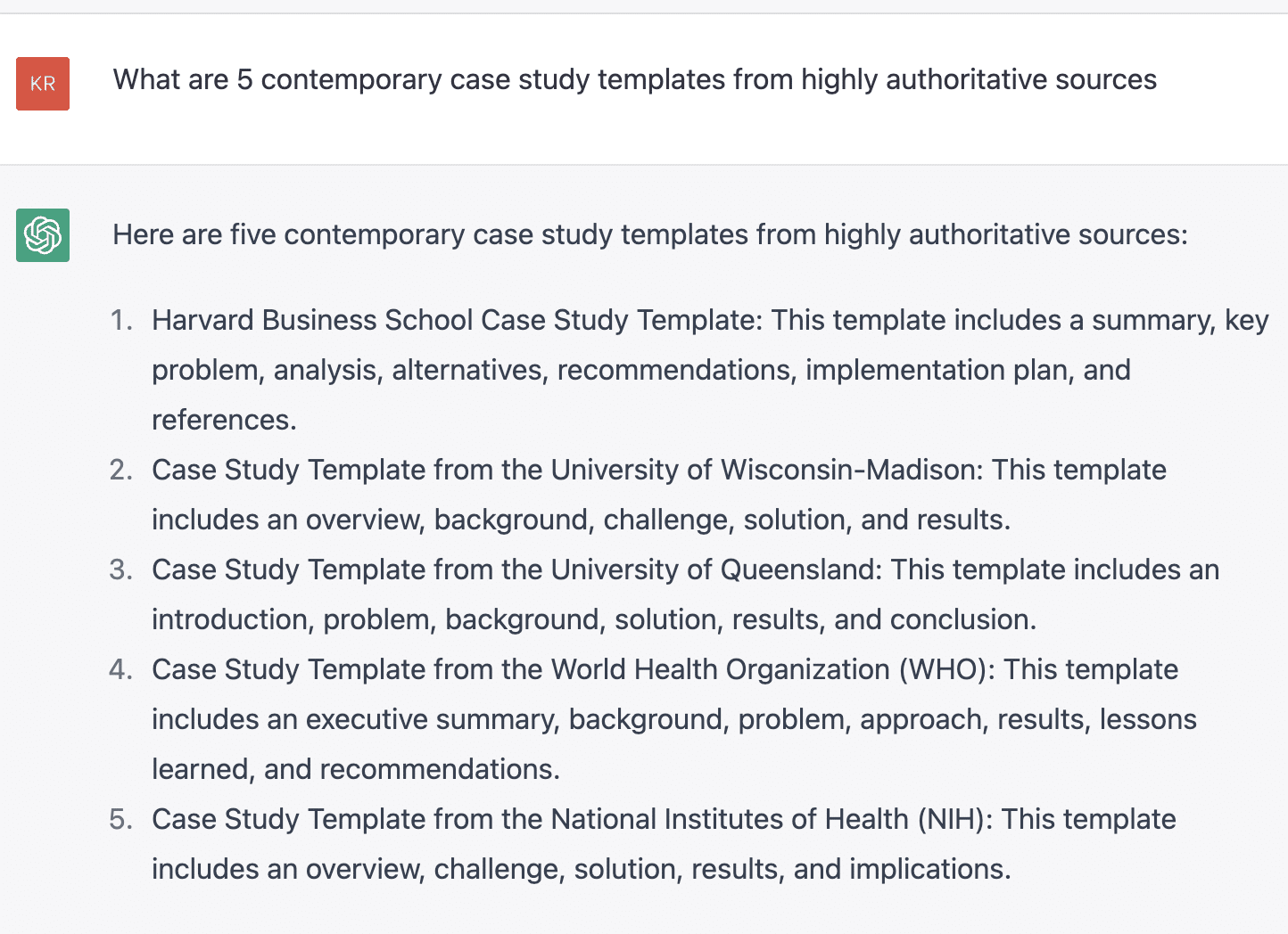 Modèles d'études de cas