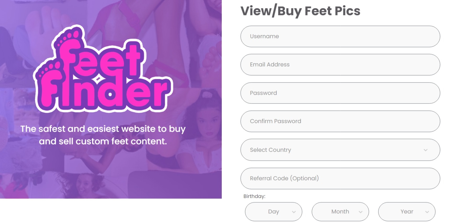 Feet Finder-Zahlung: FeetFinder Vs InstaFeet