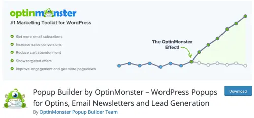 Home page of OptinMonster