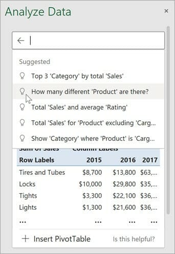 Alat analisis data Excel