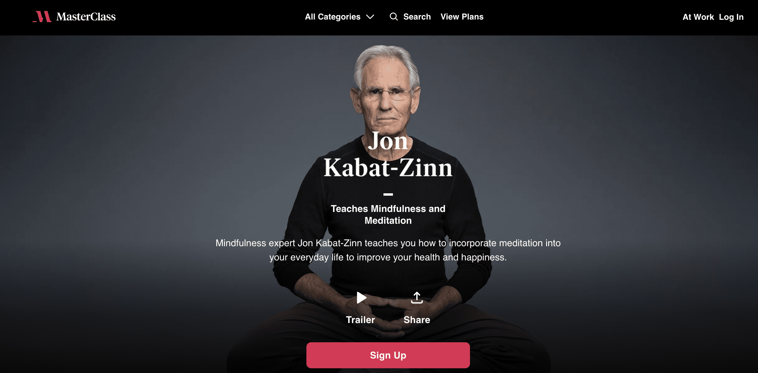 Jon Kabat Zinn Masterclass Review