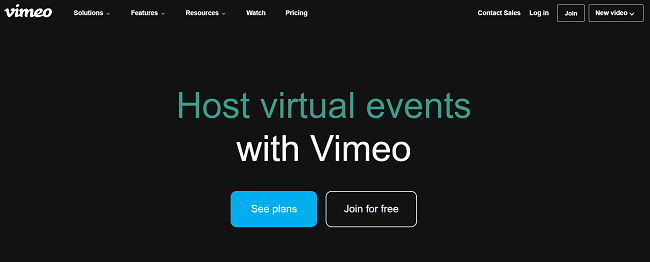 Vimeo-Homepage