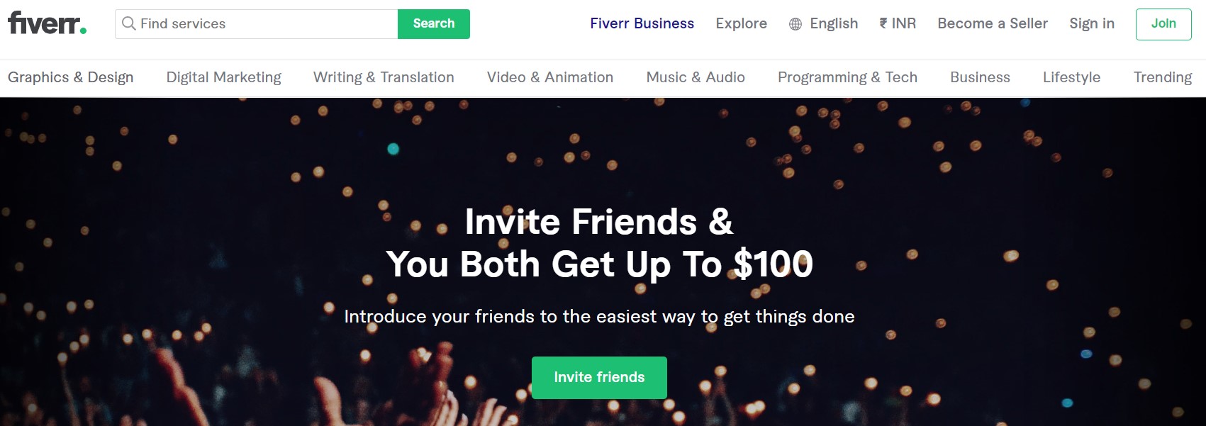 Fiverr 推荐计划