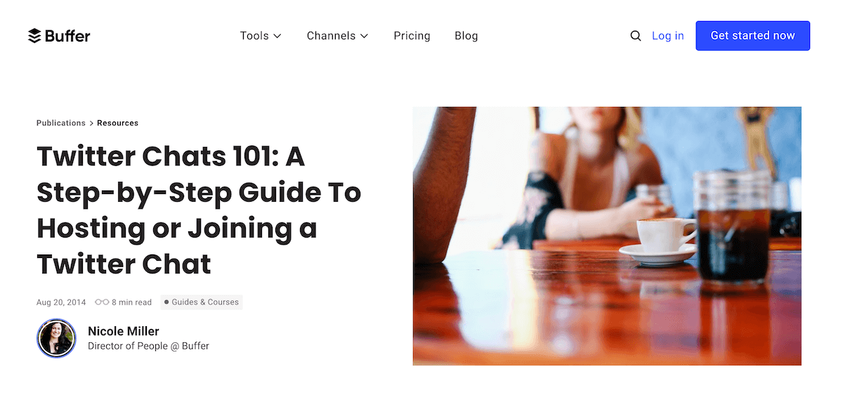 Buffer Twitter Chats Guide