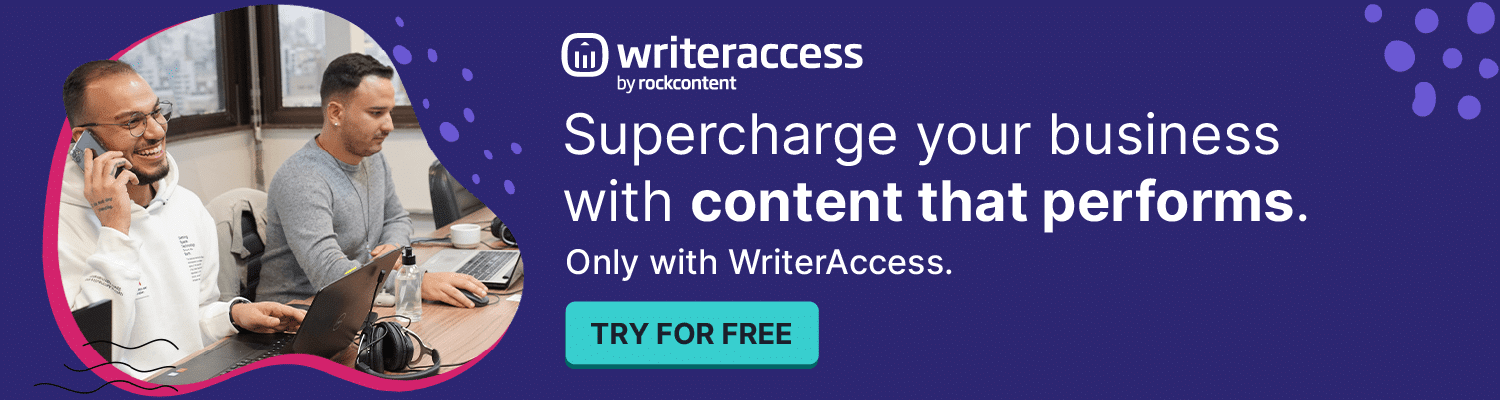 المحتوى الذي يعمل مع WriterAccess