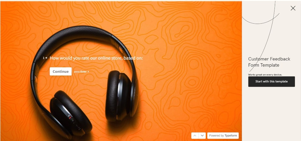Typeform - 適切に設計されたフィードバック アンケートの作成に役立つオンライン ツール