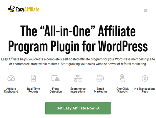 plugin wordpress d'affiliation facile