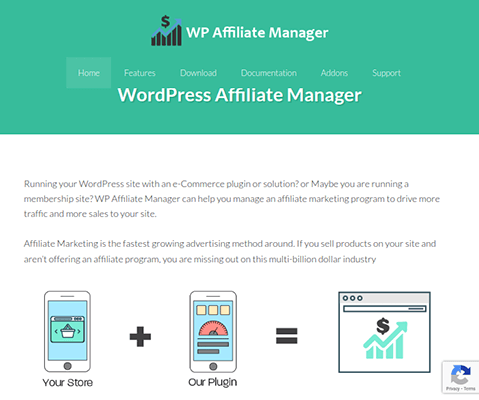 plug-in wordpress du gestionnaire d'affiliation wp